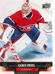 Carey Price #440 Hockey Cards 2013 Upper Deck Prices