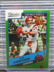Ken Anderson [Timeless Tributes Green] #125 Football Cards 2021 Panini Classics Prices