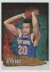 Kevin Knox [Ruby] #19 Basketball Cards 2018 Panini Court Kings Emerging Artists Prices