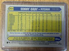 Back | Sonny Gray [Autograph] Baseball Cards 2022 Topps Silver Pack 1987 Chrome Series 2
