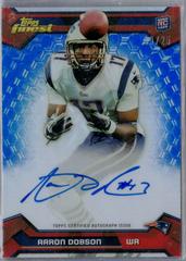 Aaron Dobson [Autograph Blue Refractor] Football Cards 2013 Topps Finest Prices