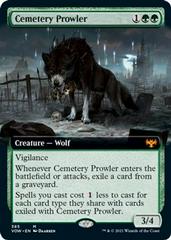 Cemetery Prowler [Foil] #191 Magic Innistrad: Crimson Vow Prices