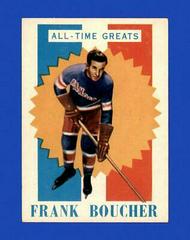 Frank Boucher #29 Hockey Cards 1960 Topps Prices