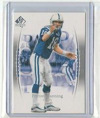 Peyton Manning #18 Football Cards 2003 SP Authentic Prices