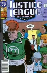 Justice League America [Newsstand] #53 (1991) Comic Books Justice League of America Prices