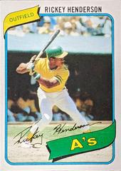 Rickey Henderson #482 Baseball Cards 1980 Topps Prices
