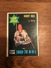 Bobby Hull [Black Bottom Print] Hockey Cards 1970 O-Pee-Chee Prices