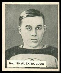 Alex Bolduc #119 Hockey Cards 1937 V356 World Wide Gum Prices