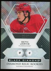 Seth Jarvis [Double] Hockey Cards 2021 Upper Deck Black Diamond Rookie Relic Prices