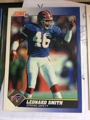 Leonard Smith #28 Football Cards 1991 Score Prices
