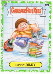 Rippin' Riley [Green] #92a Garbage Pail Kids Book Worms Prices