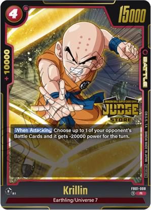 Krillin - FB01-008 [Judge Pack [Holo] FB01-008 Dragon Ball Fusion World Judge Promo