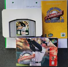 Box, Cartridge, Manual, And Tray | Major League Baseball Featuring Ken Griffey Jr Nintendo 64