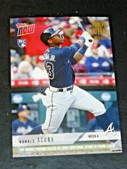 Ronald Acuna [Gold Winner] Baseball Cards 2018 Topps Now Moment of the Week Prices
