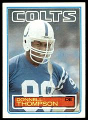 Donnell Thompson Football Cards 1983 Topps Prices