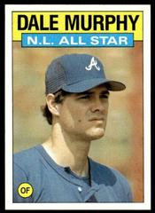 Dale Murphy #705 Baseball Cards 1986 Topps Prices