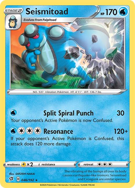 Seismitoad #46 Pokemon Rebel Clash