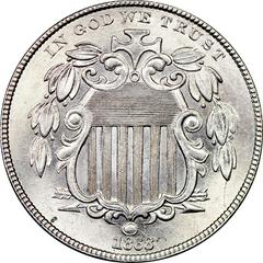 1868 [PROOF] Coins Shield Nickel Prices