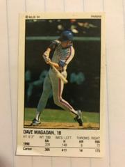 Dave Magadan #81 Baseball Cards 1991 Panini Stickers Prices