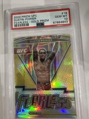 Dustin Poirier [Gold] #18 Ufc Cards 2022 Panini Prizm UFC Fearless Prices