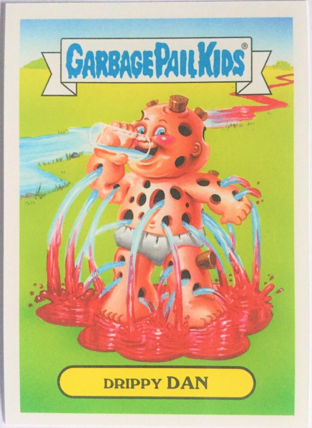 Drippy DAN 8a Prices Garbage Pail Kids AdamGeddon Garbage Pail Cards