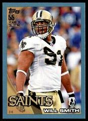 Will Smith [Blue] #26 Football Cards 2010 Topps Prices