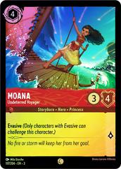 Moana - Undeterred Voyager [Foil] #117 Lorcana Into the Inklands Prices