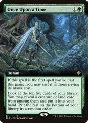 Once Upon a Time [Extended Art Foil] Magic Throne of Eldraine Prices