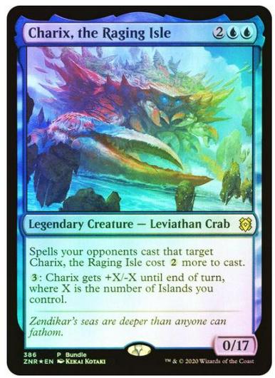 Charix, the Raging Isle [Promo Foil] | Graded 9 | Magic Zendikar Rising