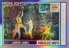 LeBron James #1 Basketball Cards 2023 Panini Hoops Highlights Prices