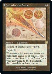 Sword of the Meek [Schematic] Magic Brother's War Retro Artifacts Prices