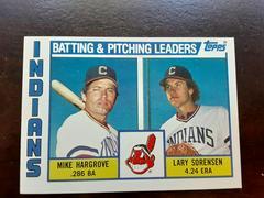 Indians Batting & [Pitching Leaders] #546 photo