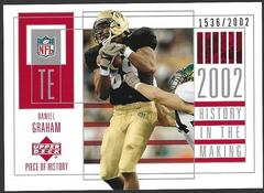 Daniel Graham #139 Football Cards 2002 Upper Deck Piece of History Prices