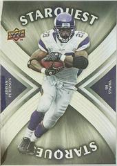 Adrian Peterson [Silver First Edition] #SQ1 Football Cards 2008 Upper Deck Starquest Prices