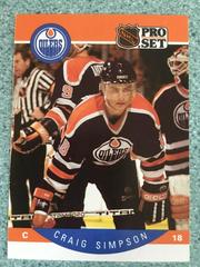 Craig Simpson #95 Hockey Cards 1990 Pro Set Prices