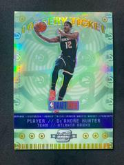 De'Andre Hunter [Gold] Basketball Cards 2019 Panini Contenders Optic Lottery Ticket Prices