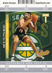 Predrag Drobnjak Basketball Cards 2003 Fleer Authentix Prices