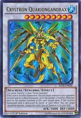 Crystron Quariongandrax [1st Edition] RATE-EN046 YuGiOh Raging Tempest Prices