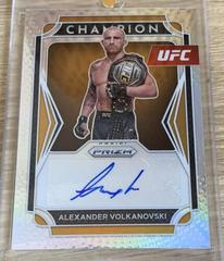 Alexander Volkanovski [Silver] #CS-AVK Ufc Cards 2022 Panini Prizm UFC Champion Signatures Prices