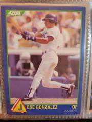 Jose Gonzalez #29 Baseball Cards 1989 Score Rising Stars Prices