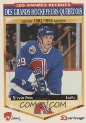 Steven Finn Hockey Cards 1993 Score Durivage Prices