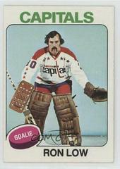 Ron Low #25 Hockey Cards 1975 Topps Prices