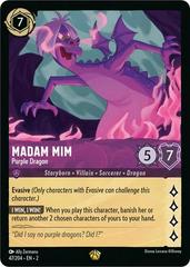 Madam Mim - Purple Dragon [Foil] Lorcana Rise of the Floodborn Prices