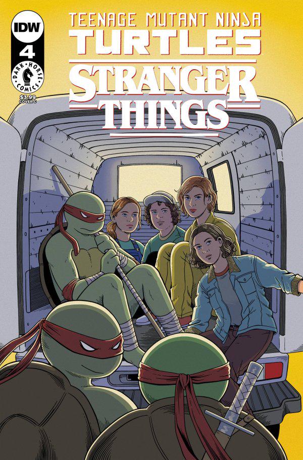 Teenage Mutant Ninja Turtles x Stranger Things [Woodall] #4 (2023) Comic Books Teenage Mutant Ninja Turtles x Stranger Things