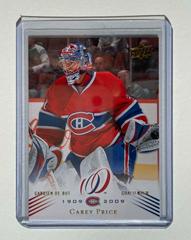 Carey Price Hockey Cards 2008 Upper Deck Montreal Canadiens Centennial Prices