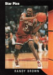 Randy Brown #45 Basketball Cards 1991 Star Pics Prices