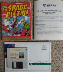Box Contents (Color Comic, 5 1/4 Disk With Ser#) | Space Quest II: Vohaul's Revenge Amiga