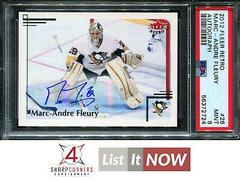 Marc Andre Fleury [Autograph] #26 Hockey Cards 2012 Fleer Retro Prices