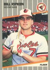 Bill Ripken [FF Error] Baseball Cards 1989 Fleer Prices