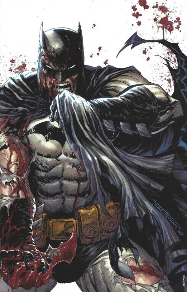 Batman hotsell #126 NYCC Battle Damage Variant Tyler Kirkham Exclusive LMTD 1000 NM+